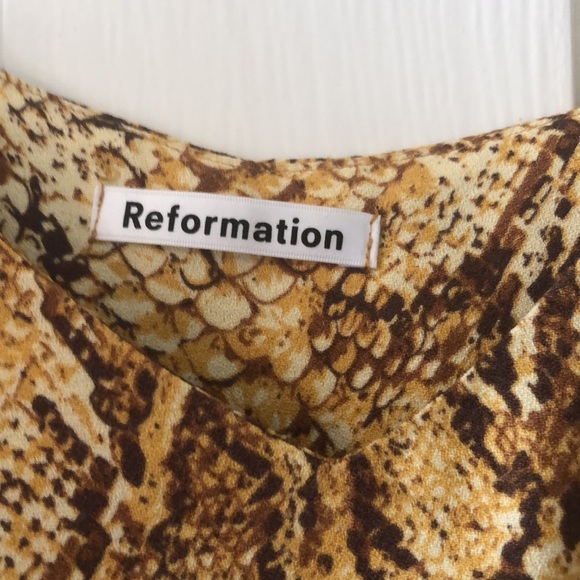Reformation Snakeskin Cami Tank - Picture 2 of 2